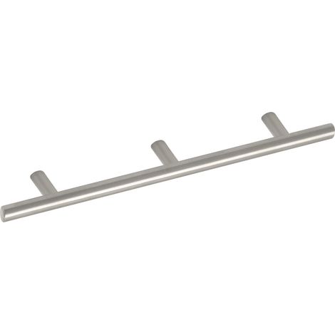 Griff Eradis ø 12 mm, LA 800 mm, Breite 880 mm, Edelstahl gebürstet