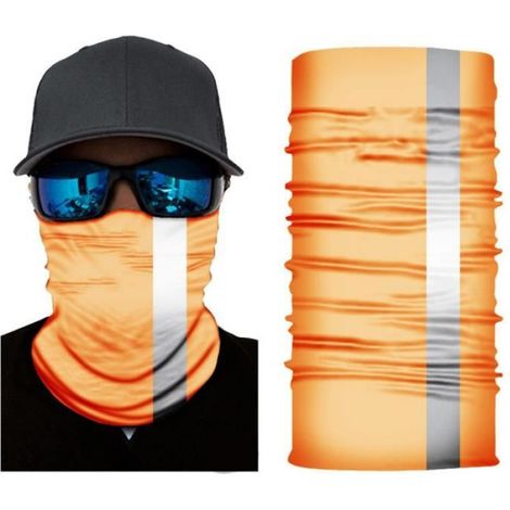 Bandana-Polyester Réfléchissant 50 G-Pour Équitation Nuit Sécurité-4 Saisons-Vert Clair Unité (1/4)