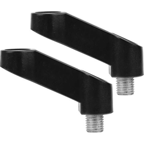 2 M10-Halterungen, Riser-Adapter, universelles 10-mm-Motorradspiegel-Verlängerungsset (1/5)