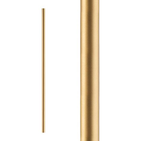 Abat-jour suspension tube or satiné 100cm Nowodv. Laser
