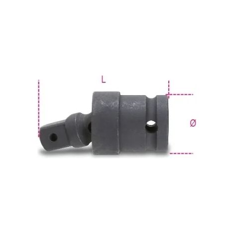 Snodo Con Attacchi Quadri Maschio E Femmina 1/2" Fosfatato - Beta 720/25