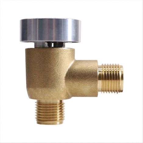 Robinet antiretour laiton renforcé 571-VAC-CHK-A, clapet anti-vide pour camping-car, valve de sécurité plomberie, raccord fileté résistant, pièce détachée caravane, protection circuit eau, 1/2 pouce, (1/5)