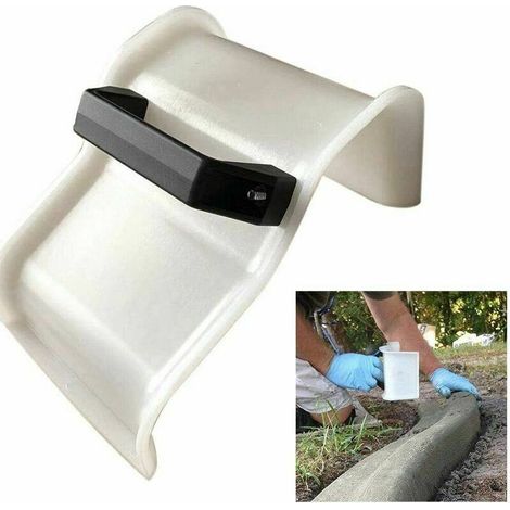 Plastering Trowel Construction Tools, Concrete Trowel Plastering Edging Trowel DIY Landscape Curb Toolwith Handle Masonry Hand Trowels (1/5)