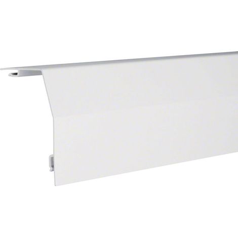 Profilé de recouvrement beha-set PVC h 190mm x p 150mm RAL 9010 blanc paloma HAGER RK1909010