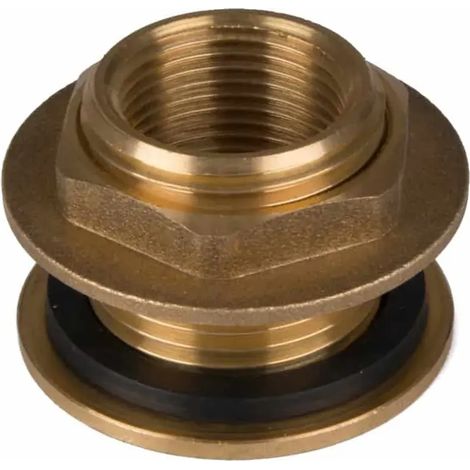 Raccord Tonneau Eau Laiton 1 1/4" x 1": Connexion Facile et Durable