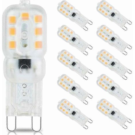 Ampoule LED G9 3000k Blanc chaud, mini ampoules LED G9 3w, E [DB]-AquaForge (1/2)