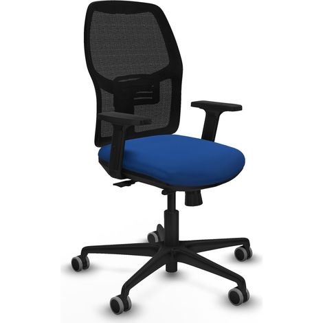 Sedia piqueras y crespo Alfera similpelle blu nero 120 kg (1/2)