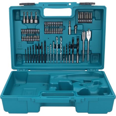Makita 1831K0-9 Valigetta con set di 74 punte e inserti 420 x 320 x 135 mm