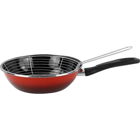 Magefesa Padella friggitrice 26 cm rosso (1/5)