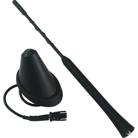 A282 Antenne de Voiture 18cm Raku 2 Amplificateur Antenne Radio de Toit pour VW Golf 4 5 6 7 Passat Lupo Polo 6R Audi A6 Opel Corsa Astra Ford Focus Seat Skoda (1/5)
