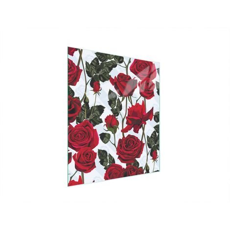 TABLA DE CORTAR DE VIDRIO 45x52 ROSAS (1/5)