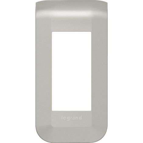 Plaque de finition Legrand mosaic aluminium clip-on (1/3)