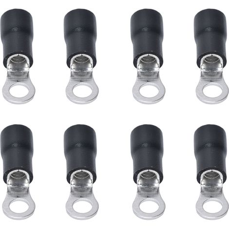 50 Pièces Embouts à Œillet Isolés pour Câbles 14-12 AWG, Connecteurs Électriques avec Isolation (1/5)