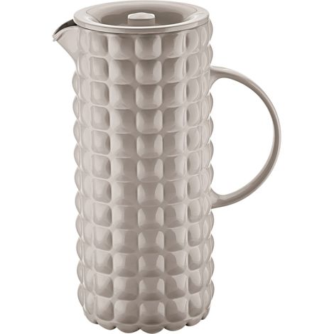 Guzzini - Caraffa Tiffany grigio tortora con coperchio (1/4)