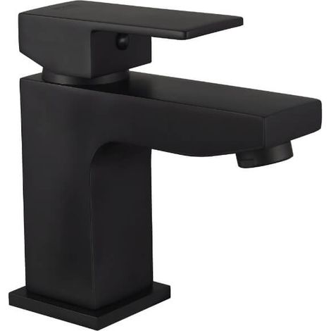 HOME DELUXE - Miscelatore per lavabo in ottone AQUATIC  Colore: nero