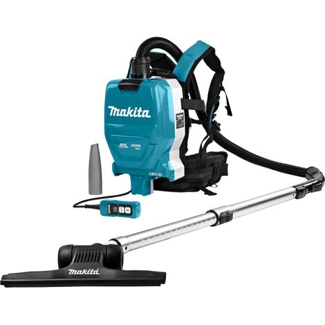 Makita – Aspirateur professionnel sans fil 36V – DVC261ZX11 – Moteur Brushless – Filtre HEPA pour poussières fines – 6,1L bac de ramassage