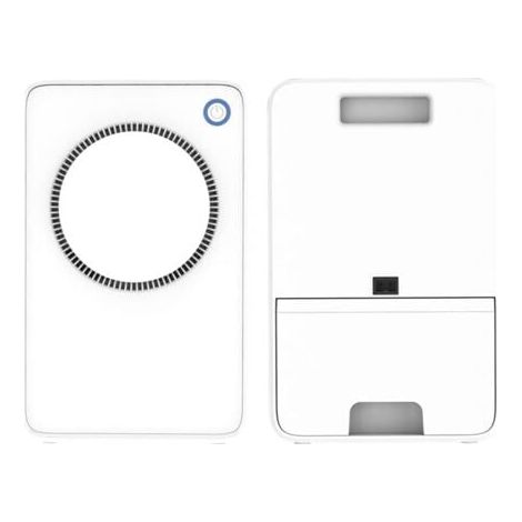 Petit déshumidificateur à semi-conducteur, absorbeur d'humidité, sécheur d'air électrique, réservoir d'eau de 1000 ml, pour la maison, la cuisine et le bureau (couleur : blanc) (1/4)