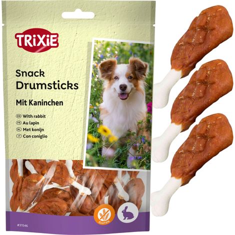 Premios para perros: Muslos de conejo con huesos y Trixie de conejo PREMIO 100 g