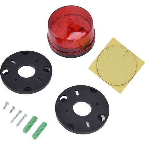 Feu stroboscopique LED pour voiture, camions et bus, 15 LED, 12 V CC, 5 W, rouge. (1/5)