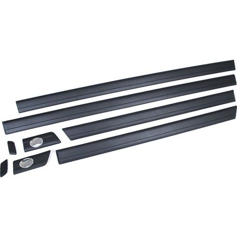 Audi 100 C4 91-94 molduras laterales CENTRAL juego de 8 uds. (1/2)