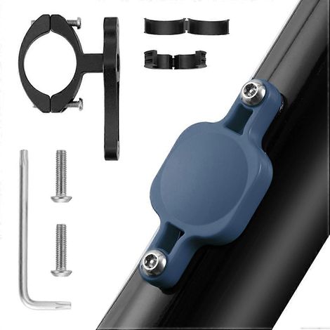Support de guidon pour vélo électrique/moto avec porte-bidon intégré, système anti-perte, bleu (1/5)