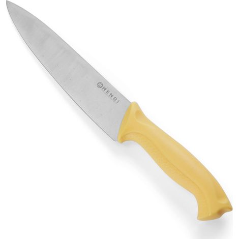 Couteau de chef HACCP pour volaille 320 mm - Jaune - HENDI 842638 (1/2)