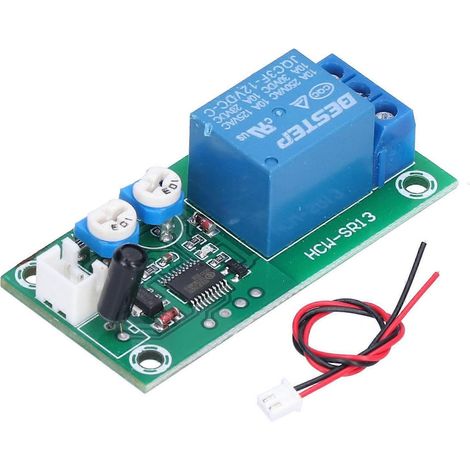 Vibrationsmodul DC 12V, einstellbare Empfindlichkeit, Zeitverzögerung, Relaisschalter, Alarmsensormodul