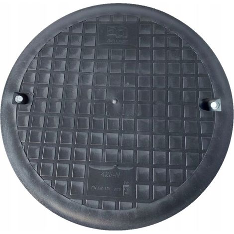 Couvercle De Regard - Tube Ondulé - 475 mm - Polypropylène - Classe A15 - Pour Espaces Verts Et Zones Piétonnes (1/3)