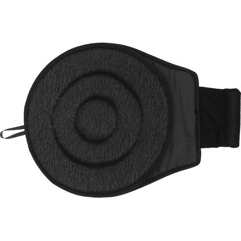Coussin pivotant multifonctionnel pour siège auto (1 pièce) pour femmes enceintes-43X38cm-Black (1/2)
