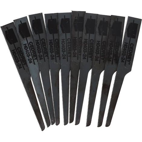 SACHET DE 20 LAMES BI-METAL 24 DENTS CEDREY