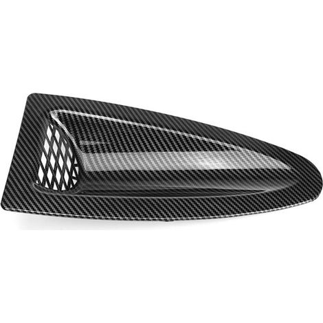 1 color: Carbon texture Material: Plastic Universal for automotive engines Engine hood ventilation louvers Air intake. (1/5)