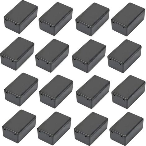 Boîtier Projet - Boîtier Jonction Électronique en Plastique ABS - Pour Circuits Électroniques Instruments Alimentations Contrôleurs Température - 16 Pièces (1/5)