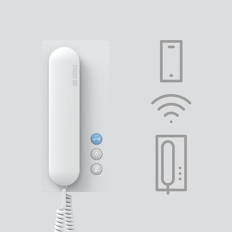 Siedle IQ BTS Interkomm Weiß mit Bluetooth und WLAN (1/2)