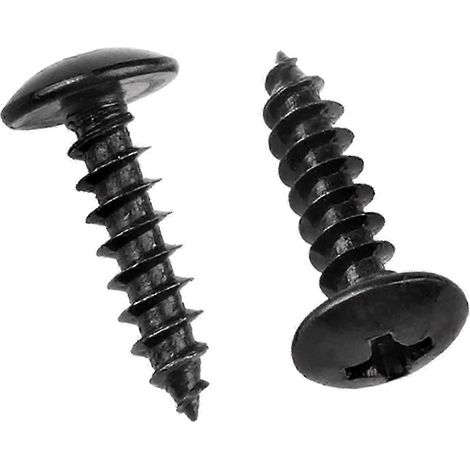 Vis à bois autotaraudeuses à tête ronde Phillips M3 x 6 mm (50 pièces) en acier inoxydable 304 (1/5)