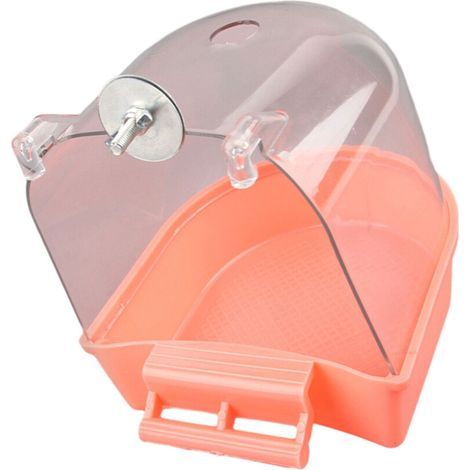 Cage à oiseaux pour salle de douche, vis externe,-couleur orange (1/5)
