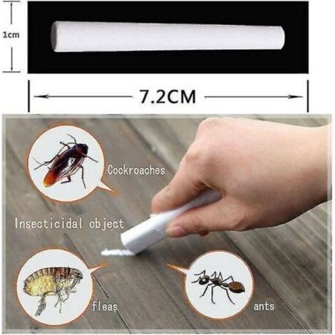20 boîtes anti-cafards craie magique sans poussière pour cafards fourmis,de