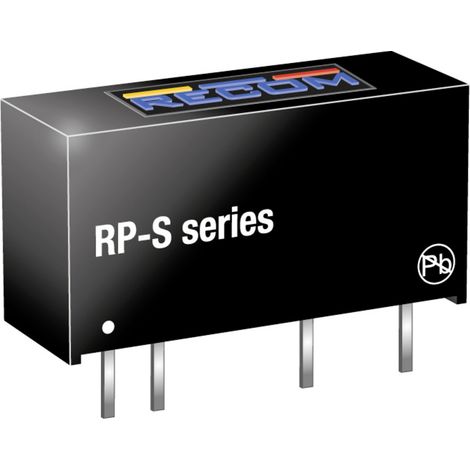 RECOM RP-0512S DC/DC-Wandler, Print  12 84 mA 1 W Anzahl Ausgänge: 1 x Inhalt 1 St.
