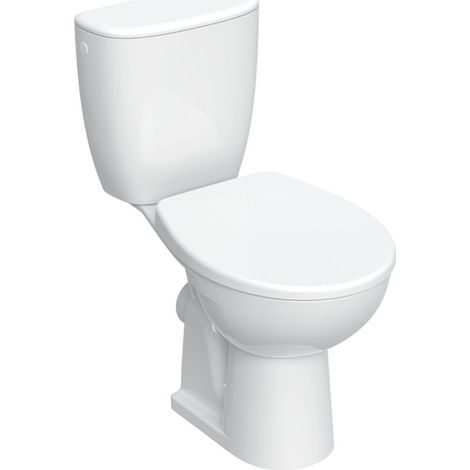 Pack WC au sol Geberit Bastia sortie horizontale avec abattant standard Blanc - GEBERIT 501.959.00.1 (1/2)
