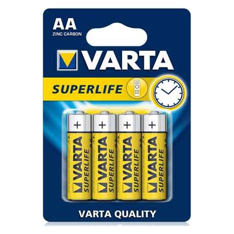 PILE 'SUPERLIFE' STILO Blister 4 Pezzi - 12 confezioni- VARTA