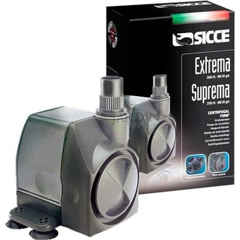 Pompe Eau Submersible Suprema 2,5 m - 3700 l/h Mini Pompe Aquarium, Ajustable Pompe Fontaine pour Étang Fontaine (1/5)