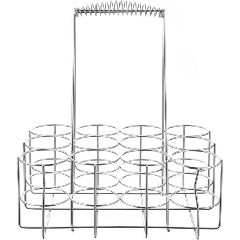 Panier à Bière en Alliage Argenté 1 Pc, Support à Bières (1/5)