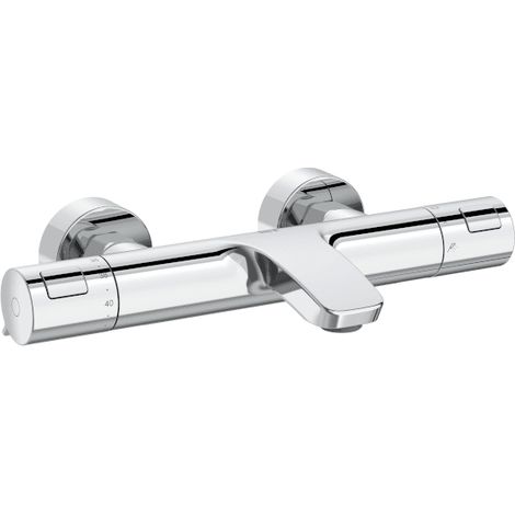 ROCA Mezclador termostático exterior T-500 para baño-ducha Cromado (1/5)