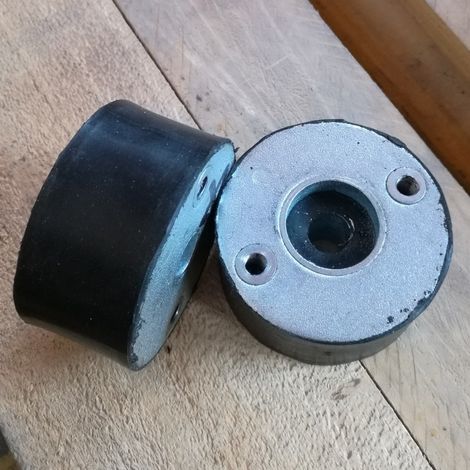 WICK BS500/BS600/BS60-2/BS700/BS70-2 vibration damping pads, rubber vibration damping seats, vibration damping mounts for impact rammer (1/2)