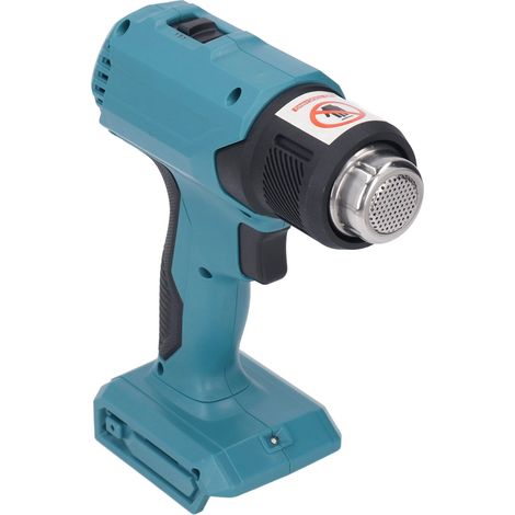 Pistolet thermique sans fil, à température réglable, portable et rechargeable, avec 4 embouts bleus