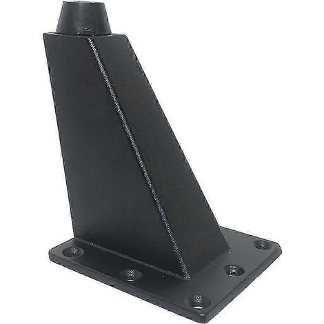 Pieds de meubles en métal, pour canapé, chaise, lit, tabouret, armoire, 10 cm, noirs, 26 pièces (1/5)