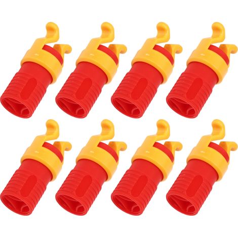 Lot de 10 porte-vis à sertir en ABS universel anti-vieillissement, manchons de fixation pour rivets et outils de travail du bois (1/5)