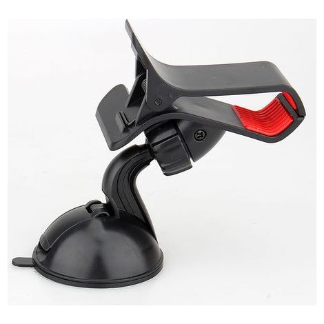Support universel rotatif à 360° pour téléphone portable de voiture, fixation par ventouse sur pare-brise avec GPS. (1/5)