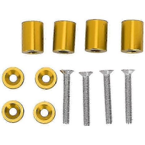 Entretoise de ventilation de capot moteur en alliage d'aluminium pour voiture, compatible avec les moteurs de 6 mm (Or) (1/5)