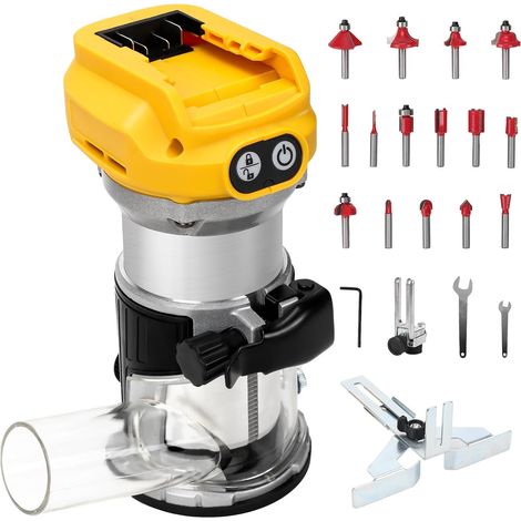 Défonceuse sans fil 1300W pour 20V (sans batterie) (1/5)