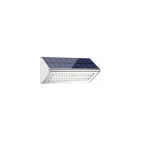 Lampe solaire extérieure à 48 LED - Boîtier en aluminium - Étanchéité IP65 - Détection de mouvement radar - Jardin (1/4)
